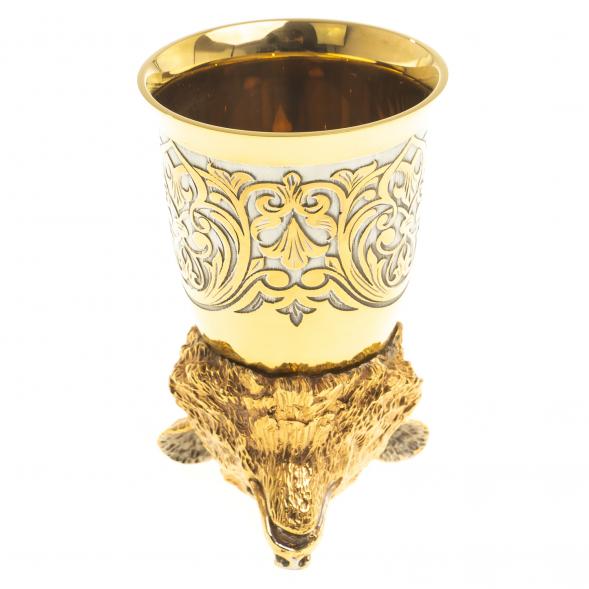 Стопка перевертыш &amp;quot;Медведь&amp;quot; 60 мл Златоуст 123623