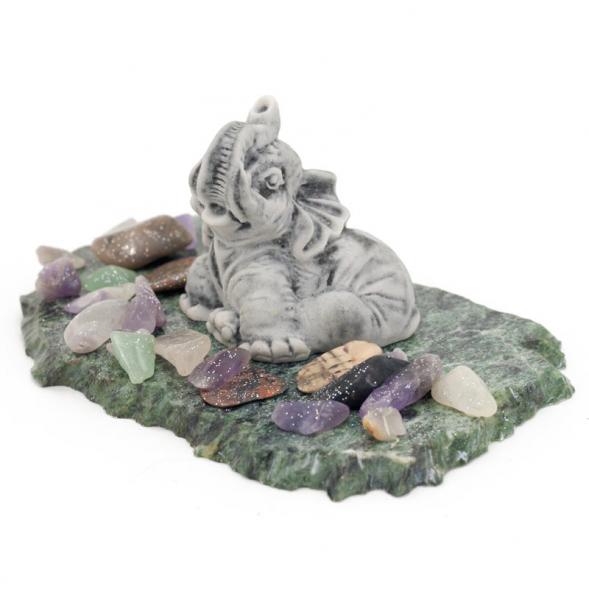 Сувенир из мрамолита &amp;quot;Слоник лежит&amp;quot; 116298