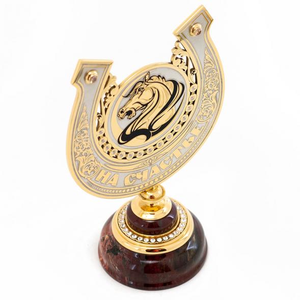 Подкова &amp;quot;На счастье&amp;quot; из яшмы 116015