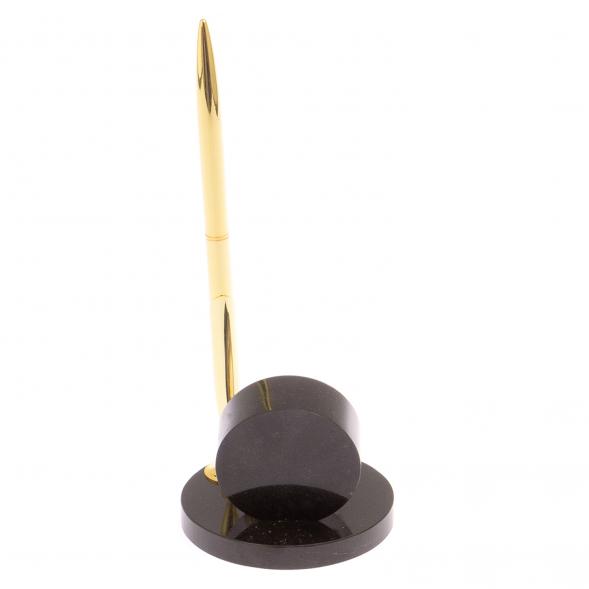 Часы настольные с ручкой камень чароит 125666