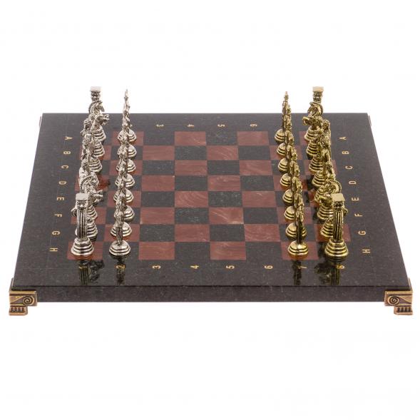 Шахматы &amp;quot;Афина&amp;quot; доска 32х32 см мрамор лемезит 126049