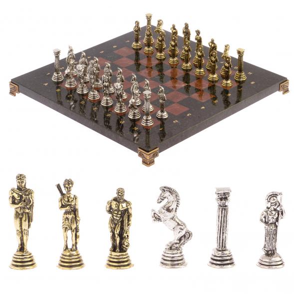 Шахматы &amp;quot;Афина&amp;quot; доска 32х32 см мрамор лемезит 126049