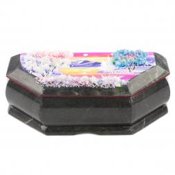 Шкатулка с расписной крышкой Зима 17х7,5х6 см