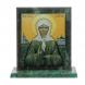 Икона настольная &amp;quot;Матрона Московская&amp;quot; камень змеевик 11,5х4,5х12 см 126797