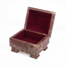 Ларец камень лемезит 10х8,5х8,5 см