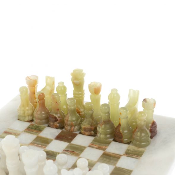 Шахматы &amp;quot;Сувенирные&amp;quot; мрамор,оникс доска 20х20 см 128893