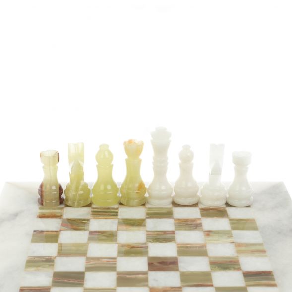 Шахматы &amp;quot;Сувенирные&amp;quot; мрамор,оникс доска 20х20 см 128893