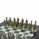 Шахматы &amp;quot;Римские легионеры&amp;quot; доска 32х32 мрамор шабровский змеевик 128970
