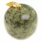 Сувенир "Яблоко" большое камень змеевик 8,5х9,5 см