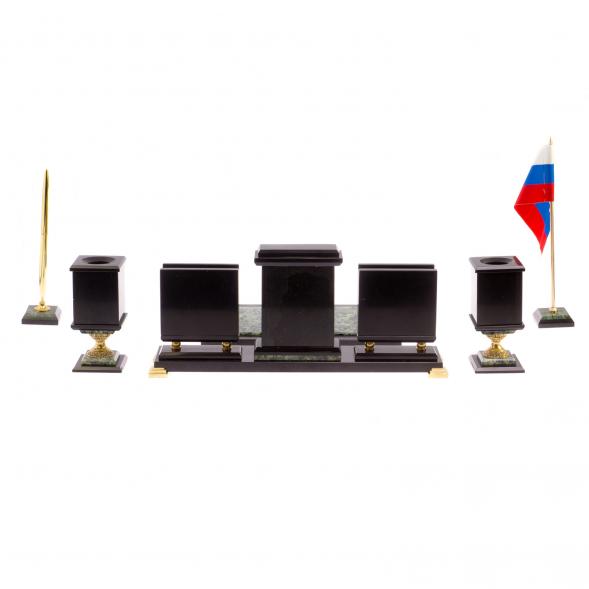 Письменный прибор из нефрита на ножках 125982