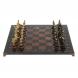 Шахматы подарочные &amp;quot;Европейские&amp;quot; из камня и бронзы 44х44 см 126798