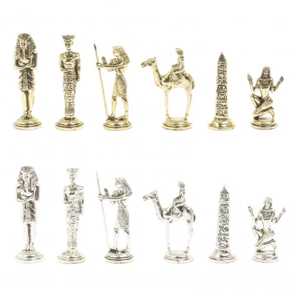 Шахматы сувенирные &amp;quot;Древний Египет&amp;quot; доска 40х40 см шабровский змеевик 127269