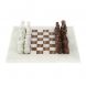 Каменные шахматы &amp;quot;Сувенирные&amp;quot; мрамор, оникс доска 20х20 см 128894