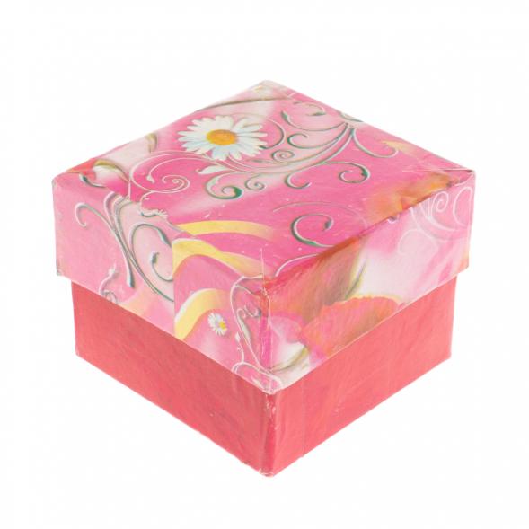 Шкатулка из зелено-коричневого оникса 5,5х5,5х5 см (2,5) 129744