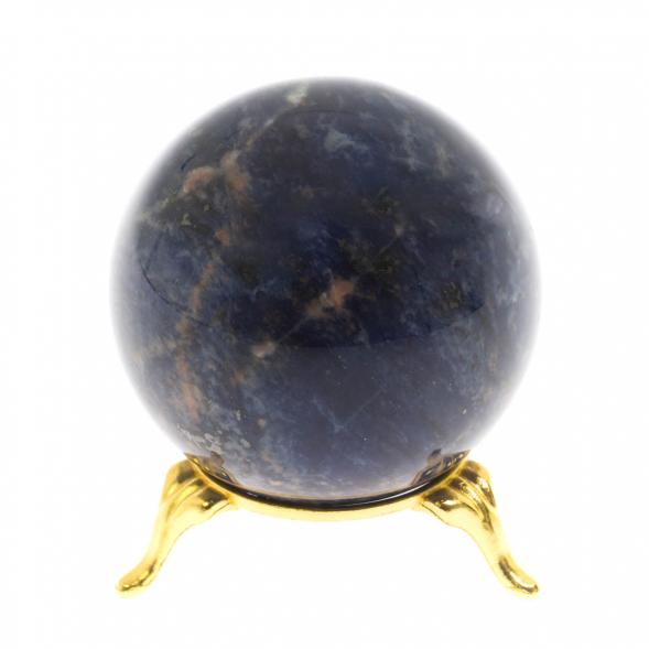 Шар из камня содалит 6 см 129934