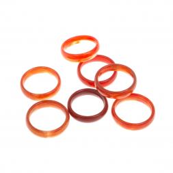 Подставка под шар красный агат 2,2-2,5 см