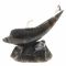 Сувенир фигурка "Дельфин" камень черный обсидиан