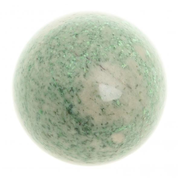 Шар из камня жадеит 7,5 см 123531