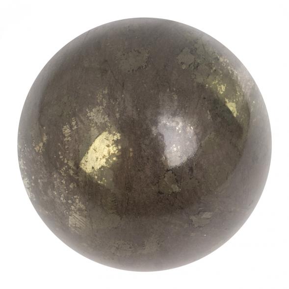Шар из камня пирит диаметром 6,1 см 126873