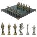 Шахматы &amp;quot;Римские легионеры&amp;quot; доска 32х32 шабровский змеевик 128971
