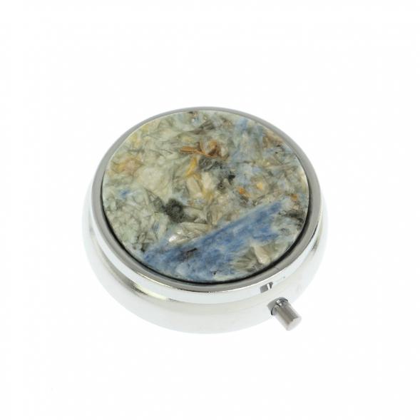 Таблетница на 3 отделения кианит цвет серебро 129620