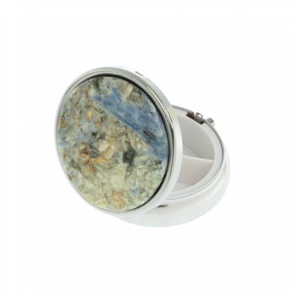 Таблетница на 3 отделения кианит цвет серебро 129620