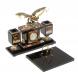 Настольный набор &amp;quot;Двуглавый орел&amp;quot; камень яшма бронза 113258