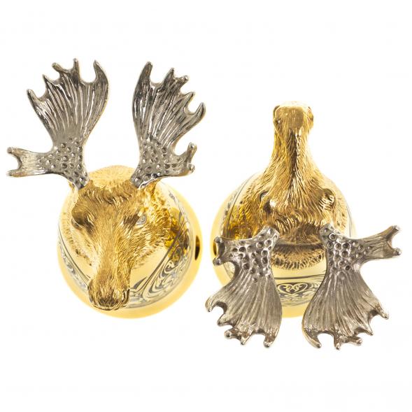 Стопки перевертыши &amp;quot;Лось&amp;quot; 70 мл 2 шт Златоуст 123627