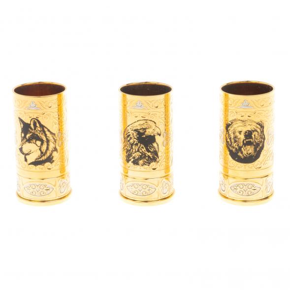 Набор стопок &amp;quot;Хищные звери&amp;quot; в ящике Златоуст 127029