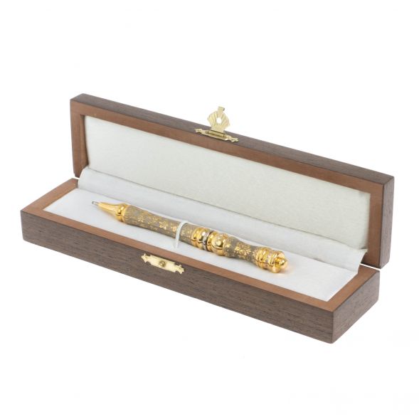 Ручка подарочная &amp;quot;Царская&amp;quot; с фианитами женская 127904