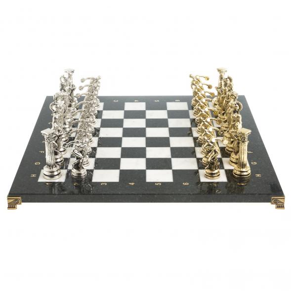 Шахматы &amp;quot;Олимпийские игры&amp;quot; доска 44х44 см мрамор фигуры металлические 122600