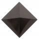 Пирамида 5,5х5,5х3,5 см из черного змеевика 126420
