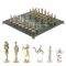 Шахматы "Древний Египет" доска 40х40 см шабровский змеевик