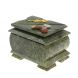 Шкатулка &amp;quot;Оригинал&amp;quot; из змеевика 11,5х8,5х8,5 см 129116