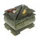Шкатулка &amp;quot;Оригинал&amp;quot; из змеевика 11,5х8,5х8,5 см 129116