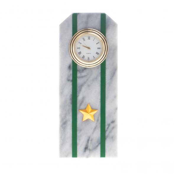 Часы &amp;quot;Погон майор ПС ФСБ&amp;quot; из мрамора 124474