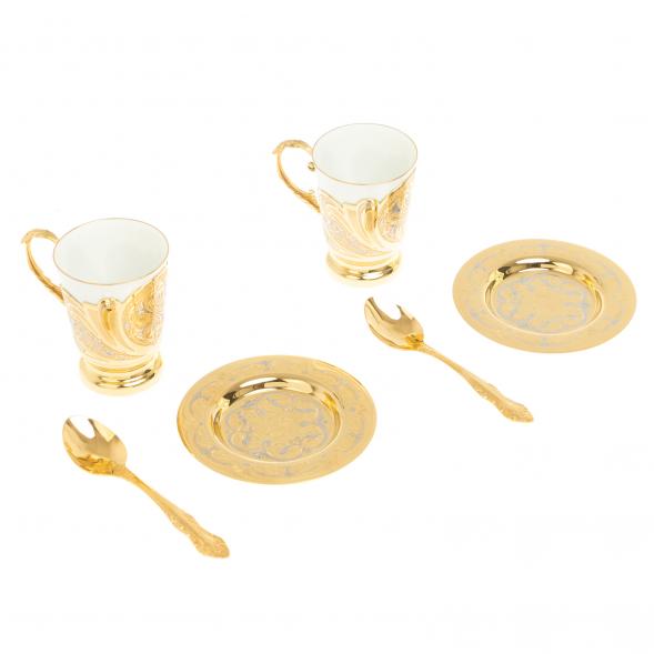 Кофейный набор &amp;quot;Орнамент&amp;quot; на 2 персоны 170 мл Златоуст 127031