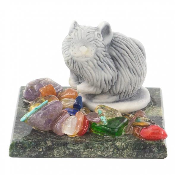 Сувенир из мрамолита &amp;quot;Крыса&amp;quot; 120261