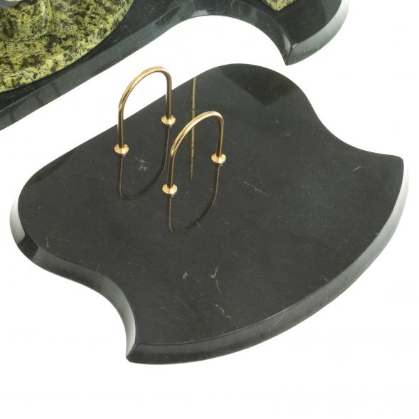 Настольный набор &amp;quot;Фантазия&amp;quot; из змеевика 113262