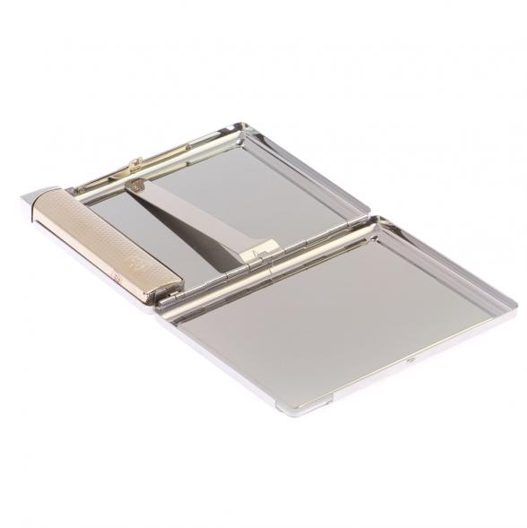 Портсигар 10 сигарет с зажигалкой камень офит 126190