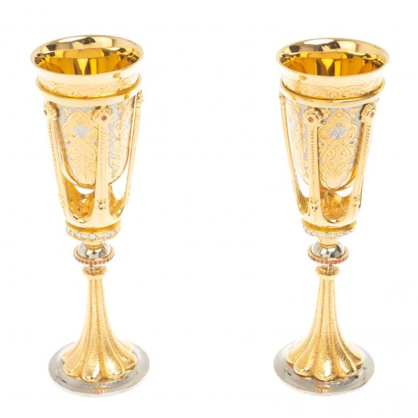 Набор фужеров &amp;quot;Царские&amp;quot; Златоуст 127033