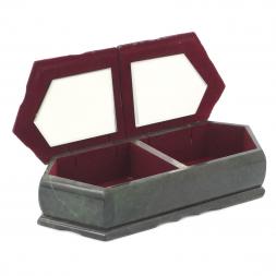 Шкатулка "Зимний пейзаж и рассвет" 29,5х12х8 см