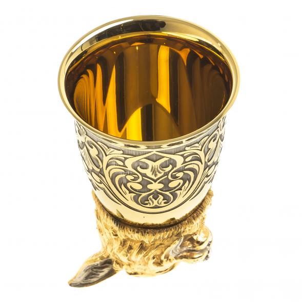 Стопка перевертыш &amp;quot;Рысь&amp;quot; 70 мл Златоуст 123632