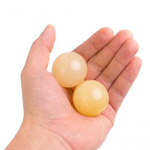 Шары для массажа 3,8 см из медового оникса 126345