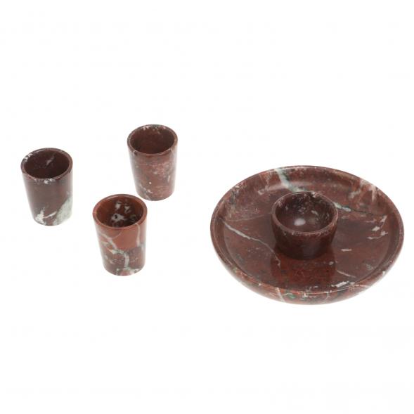 Водочный набор из камня креноид 126959