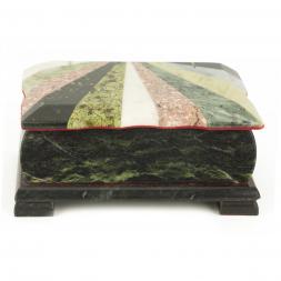 Шкатулка с мозаикой 15х9х6,5 см