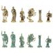 Шахматы &amp;quot;Римские войны&amp;quot; фигуры бронза / патина 44х44 см лемезит мрамор 128380