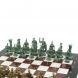 Шахматы &amp;quot;Римские войны&amp;quot; фигуры бронза / патина 44х44 см лемезит мрамор 128380