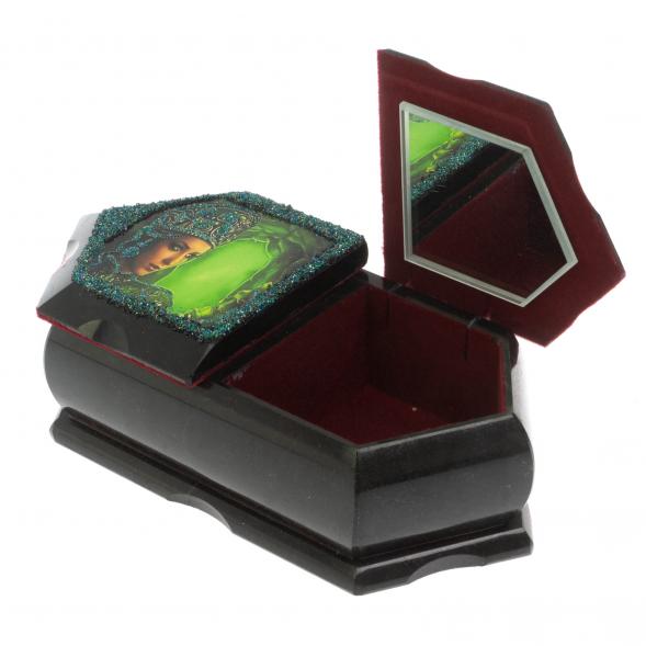 Шкатулка с двумя отделениями &amp;quot;Хозяйка медной горы / Осенний пейзаж&amp;quot; 20х10х7,5 см 128898