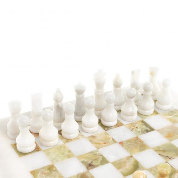 Шахматы &amp;quot;Битва&amp;quot; доска 25х25 см оникс мрамор 123539